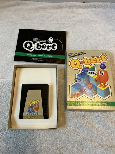 Q*Bert (ColecoVision) with Box And Manual - UNTESTED