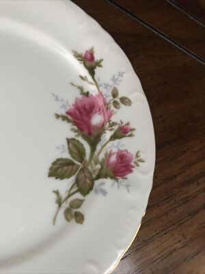 ROYAL ROSE Fine China Japan 7 1/2” Salad Plates PRISTINE Set Of 2