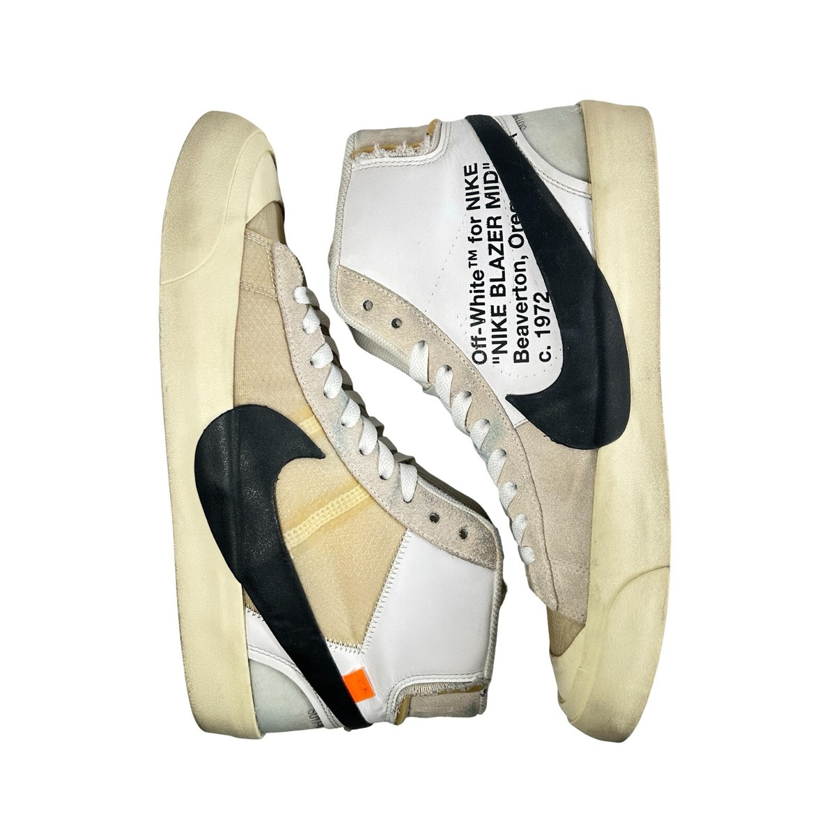 Off White x Nike Blazer Mid The Ten - Size 10 - AA3832 100