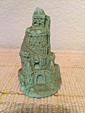 Mr. Sandman Green Sand Castle Sculpture 4" 1988