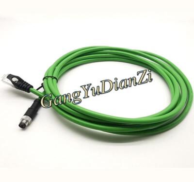 1PCS New FOR ZK1090-6191-0090 Ethernet Cable M12 To RJ45 Connector 9m
