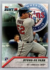 Byung-Ho Park 2016 Topps Bunt BASEBALL #154 Minnesota Twins RC