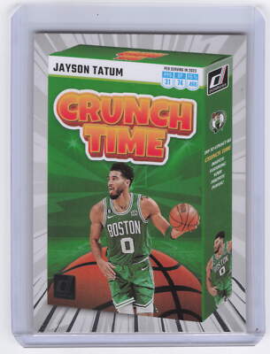 2023-24 Donruss #10 Jayson Tatum Crunch Time Press Proof