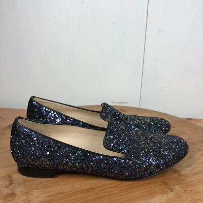 Sparkling Silver and Purple Loafers Men main image 3