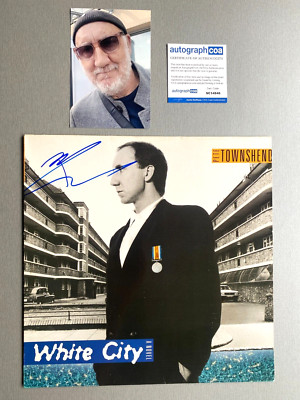 PETE TOWNSHEND ''The Who'' In-person signed  LP/Vinyl 12'' Autogramm COA ACOA +Foto