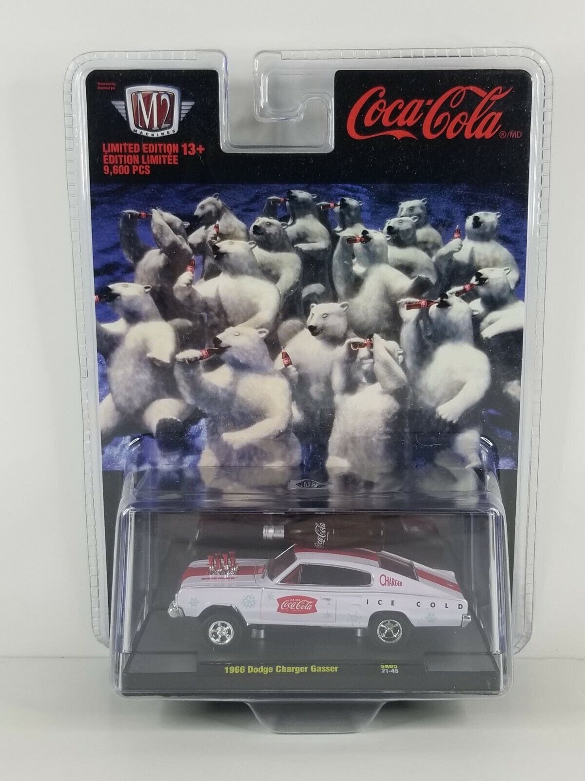 M2 Machines 1966 Dodge Charger Gasser Coca-Cola Christmas Polar