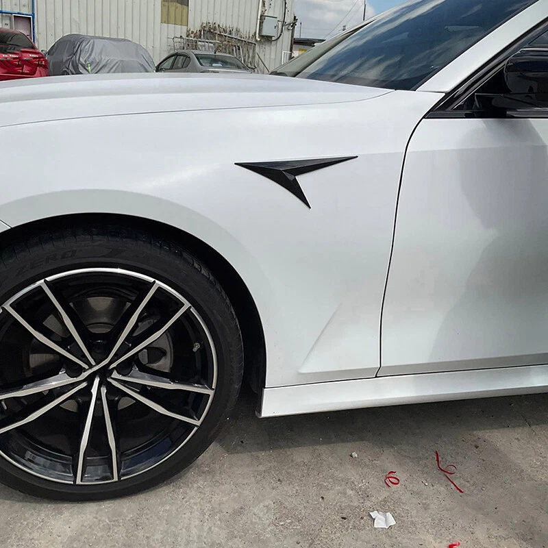 Par de cubiertas adhesivas para guardabarros de flujo de aire del ala lateral del coche para Honda Civic 2016-2021 Foto 4 de 4