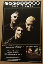 CROSSFADE Rare 2006 PROMO POSTER for Falling CD 11x17 USA NEVER DISPLAYED
