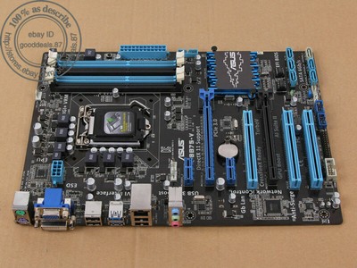 Good working ASUS P8B75-V Intel B75 Socket LGA 1155 Motherboard ATX USB3.0 DDR3