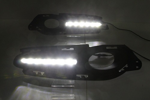 DRL Daytime Running Fog Light W/ Turn Signal Lamp Fits For Honda HRV 2014-2017 - Picture 9 of 11