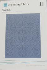 Lifestyle Crafts/QuicKutz Embossing Folders, Swirls, 1 Folders, EF-A2-061