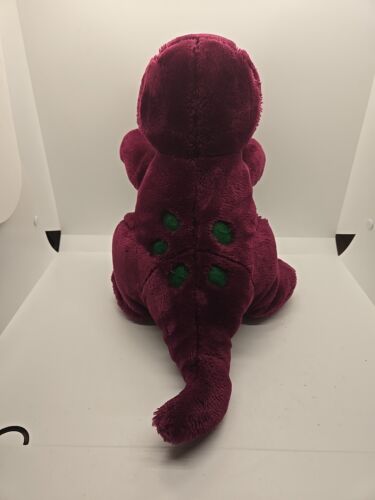 Vintage Dakin Barney Plüsch 10 Zoll Hinterhof Gang Dinosaurier geschlossener Mund Lyon Gruppe - Bild 3 von 10