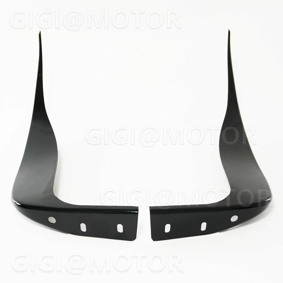 Guardabarros trasero negro brillante para Chevy Corvette C6 Z06 ZR1 2005-2013 Foto 2 de 4