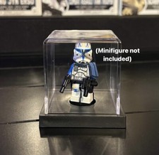 Studless Display Case For Single LEGO Minifigure