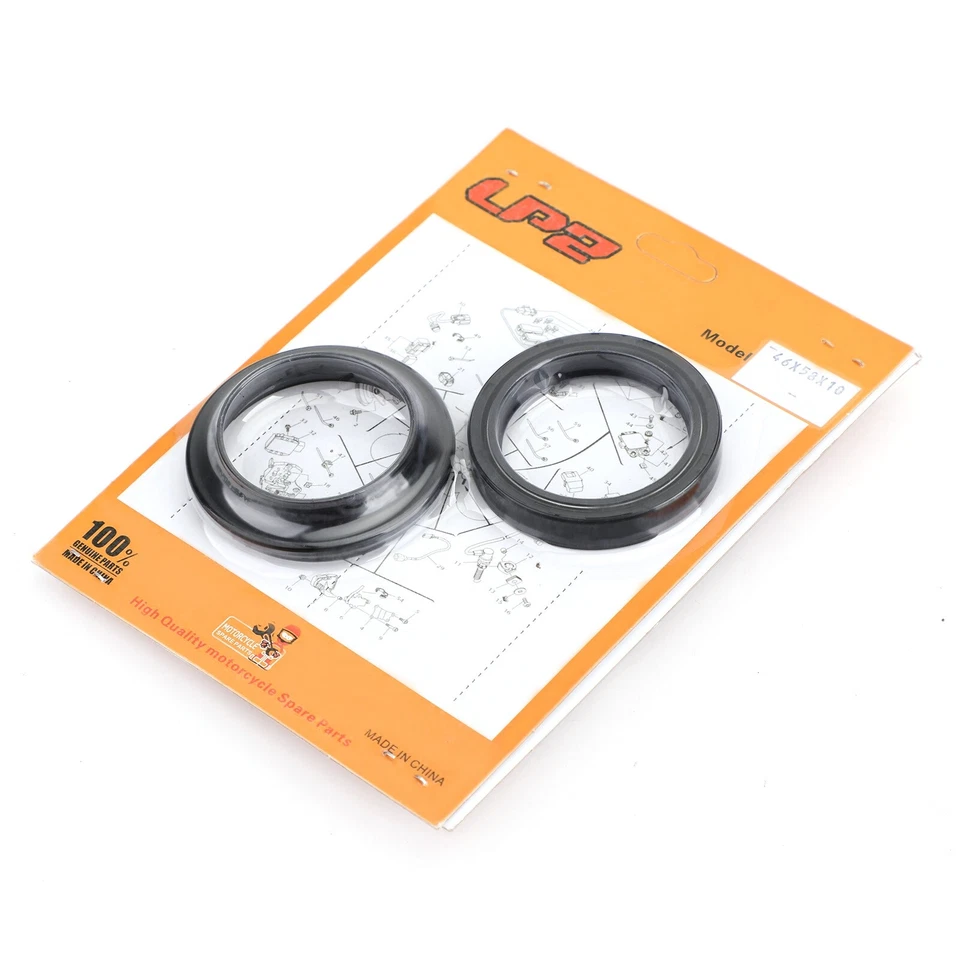 Kit de limpiaparabrisas de sello de aceite de horquilla para Kawasaki ZX600 636 900 Ninja ZX6R 9R ZZR600 98-08 F7 Foto 3 de 4