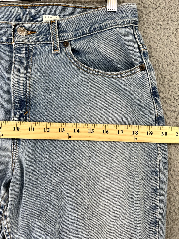 Levis 505 Vintage Lower Rise Straight Leg 12 MIS L (31x33 Actual) Distressed Y2K - Image 4 of 4