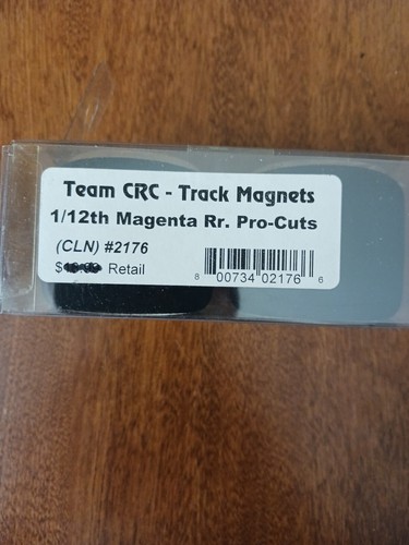Team CRC Track Magnets 1/12th Magenta rear Pro Cuts CLN # 2176 - Picture 3 of 5