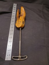 Vintage Geo E Belcher, Stoughton, MA Wood Shoe Stretcher -Size 4 - Great Patina