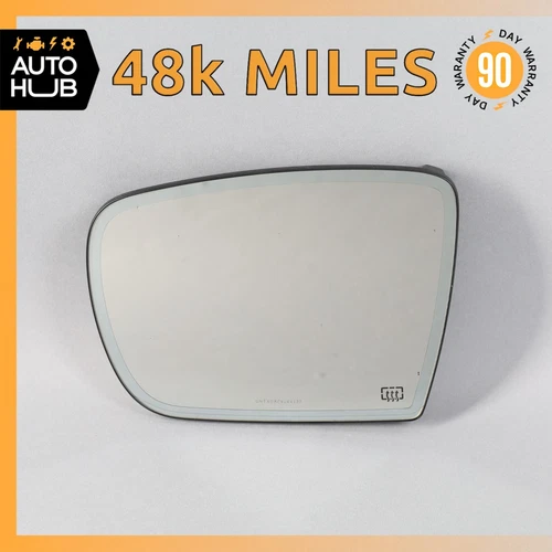 14-17 Maserati Quattroporte M156 S Q4 Left Side Rear View Door Mirror Glass OEM