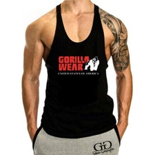 Canotta uomo smanicata sportiva marca moda fitness corsa allenamento