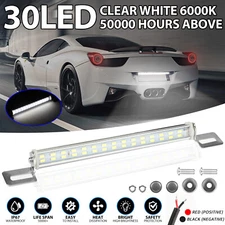 Universal White License Plate LED Back Up Reverse Light Bar For Car SUV Truck RV