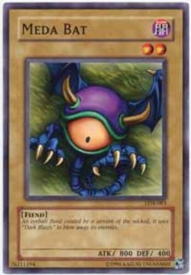 3 x Meda Bat - LOB-083 - Common - Unlimited Edition Near Mint 