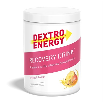 RECOVERY DRINK TROPICAL 356g Elektrolyt Pulver mit Magnesium Vitamin E C B1 B...
