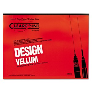 Clearprint-Design-Vellum-Paper-16lb-White-18-x-24-50-Sheets-Pad-10001422