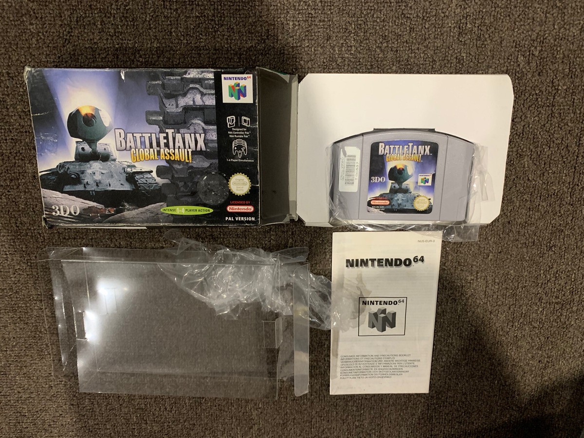 BattleTanx: Global Assault【中古・N64北米版】 BattleTanx Battle Tanks Global Assault Nintendo 64 N64 w