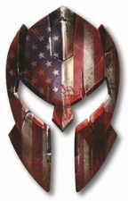 Molon Labe Spartan Helmet Decal Gun Rights Sticker 2nd Amendment USA Flag 2A 