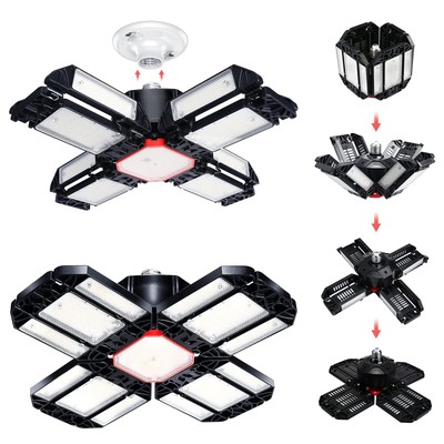 REHAVE Garage Lights Ceiling Led 2 Pack Plug in Shop Lights,180W 18000 LM 650...