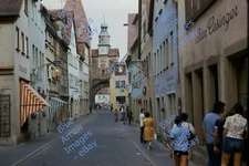 1973 35mm Slides Lot of 12 Rothenburg Germany Streets Architecture #4864