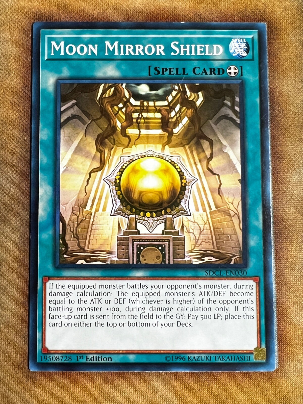 Yugioh Moon Mirror Shield SDCLEN030 Common 1st Ed LP eBay