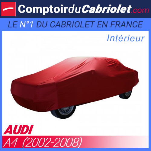 Housse Audi A4 2002-2008 Coverlux en Jersey noir résistant pour garage
