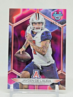 JAYDEN DE LAURA 2023 Bowman Best University PINK LAVA #'d 043/100 ARIZONA