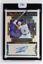 2024 Panini Three & Two Jackson Chourio #DOA-JC RC Rookie Auto /32