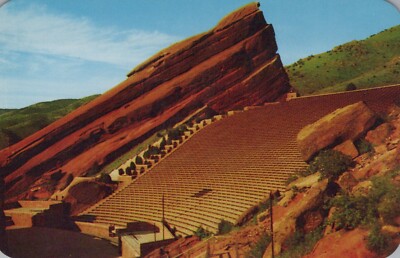Theatre in the Park of the Red Rocks Denver Mountain Parks Colorado Postcard