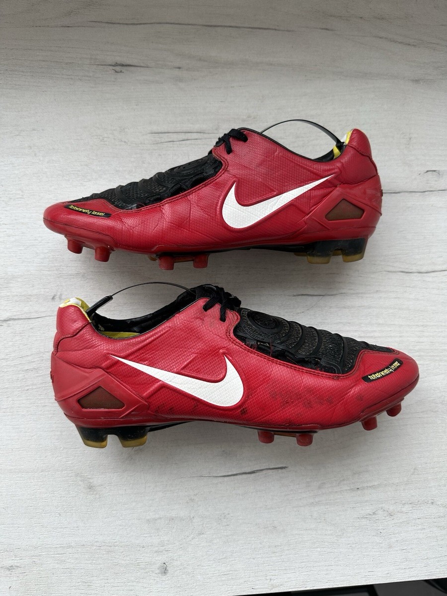 Nike Total 90 Laser FG Red Football Cleats Boots US11 UK10