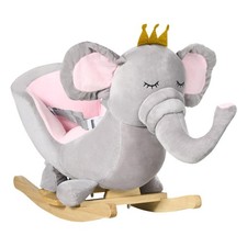 Interactive Baby Rocking Horse Elephant with Sound 