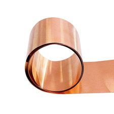 Copper Sheet Roll 0.4mm  50mm  1000mm Copper Metal Foil Coppe
