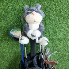 Golf Lucifer Cat Driver Head Cover 460cc Wood Club Headcover