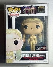 Funko Pop! Figura Vinilo Harley Quinn HQ Inmate 105 Escuadrón Suicida Nueva En Caja