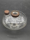 Antique Footed Glass Peg Oil Lamp Font Embossed Pat 29 June, 1875 Top Filler Cap — photo 7
