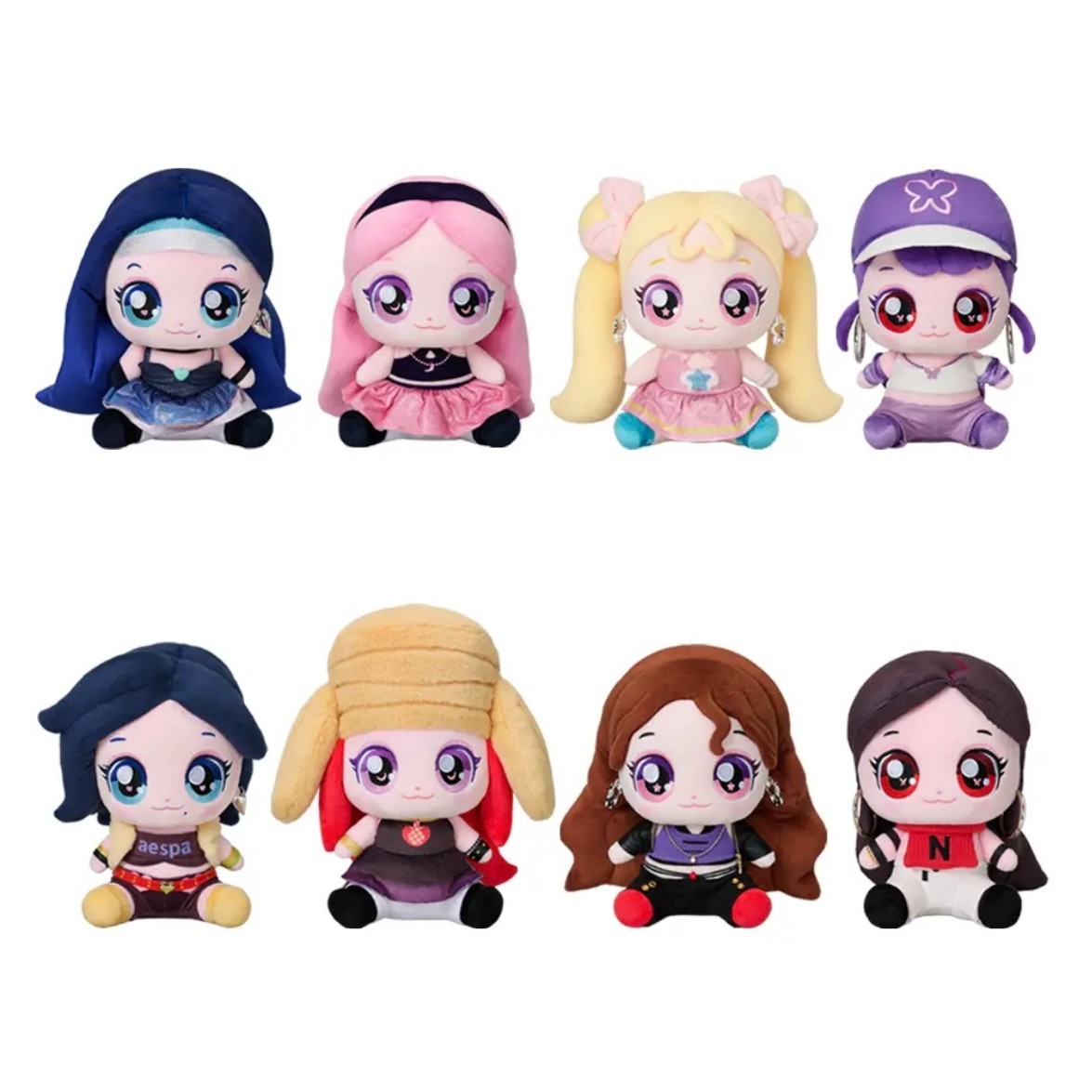 aespa ティニピン CUTIE verぬいぐるみ 25cm ドール Teenieping × aespa] 25cm Plush Doll – 8 Types (Cutie Ver. / Duty