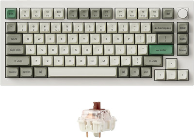 Q1 Max RGB QMK/VIA Custom Mechanical Keyboard, Full Metal Programmable Knob 2.4