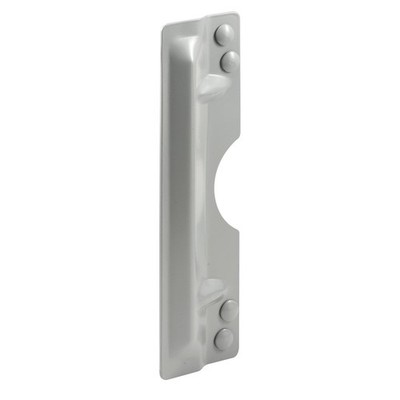 Gray Out Swing Door Latch Guard Plate 3x11 Durable Steel Security Shield