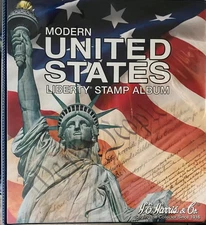 HE Harris Stamp Album Modern US Liberty Binder  (Only) 2.5 Inch 3-ring  L1516