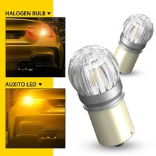 1156 7506 P21w Led Reverse Drl Backup Light Canbus Bulbs Error Free Amber Yellow