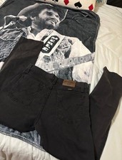 Woman  s Black Wrangler Jeans
