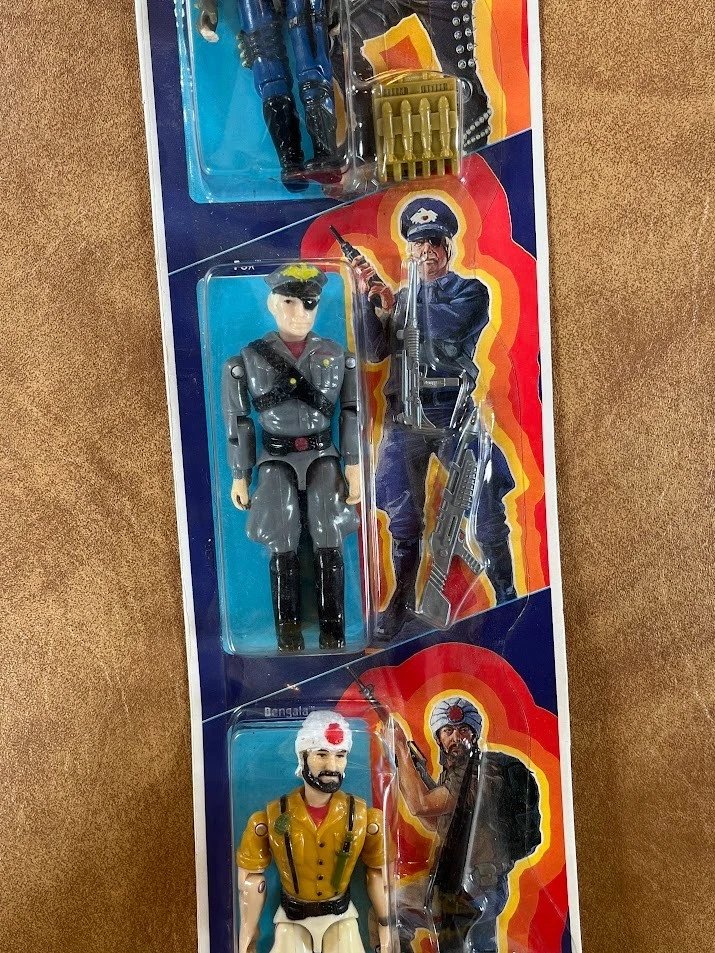 De colección 1986 Lanard Toys "The Corps" súper raro sellado asalto de 3 hombres Foto 3 de 4